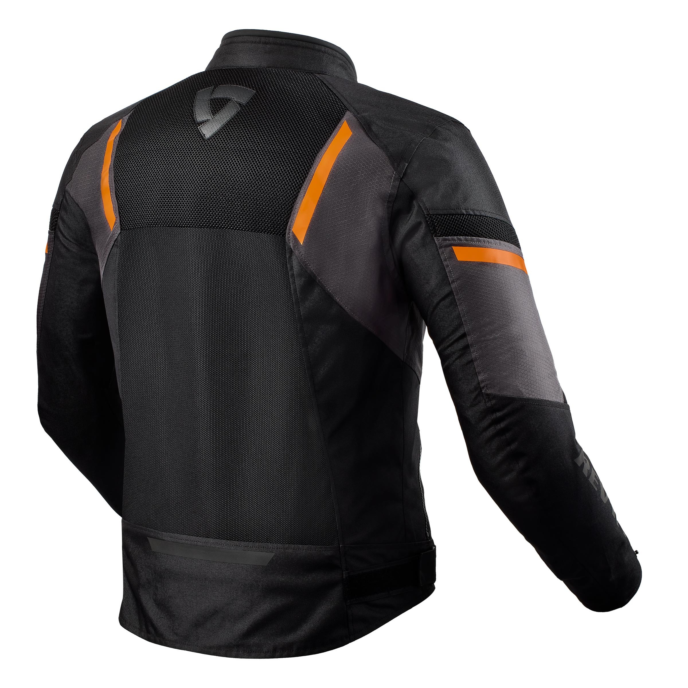 Giacca estiva moto Rev'it GT-R Air 3 Nero arancione black orange summer jacket