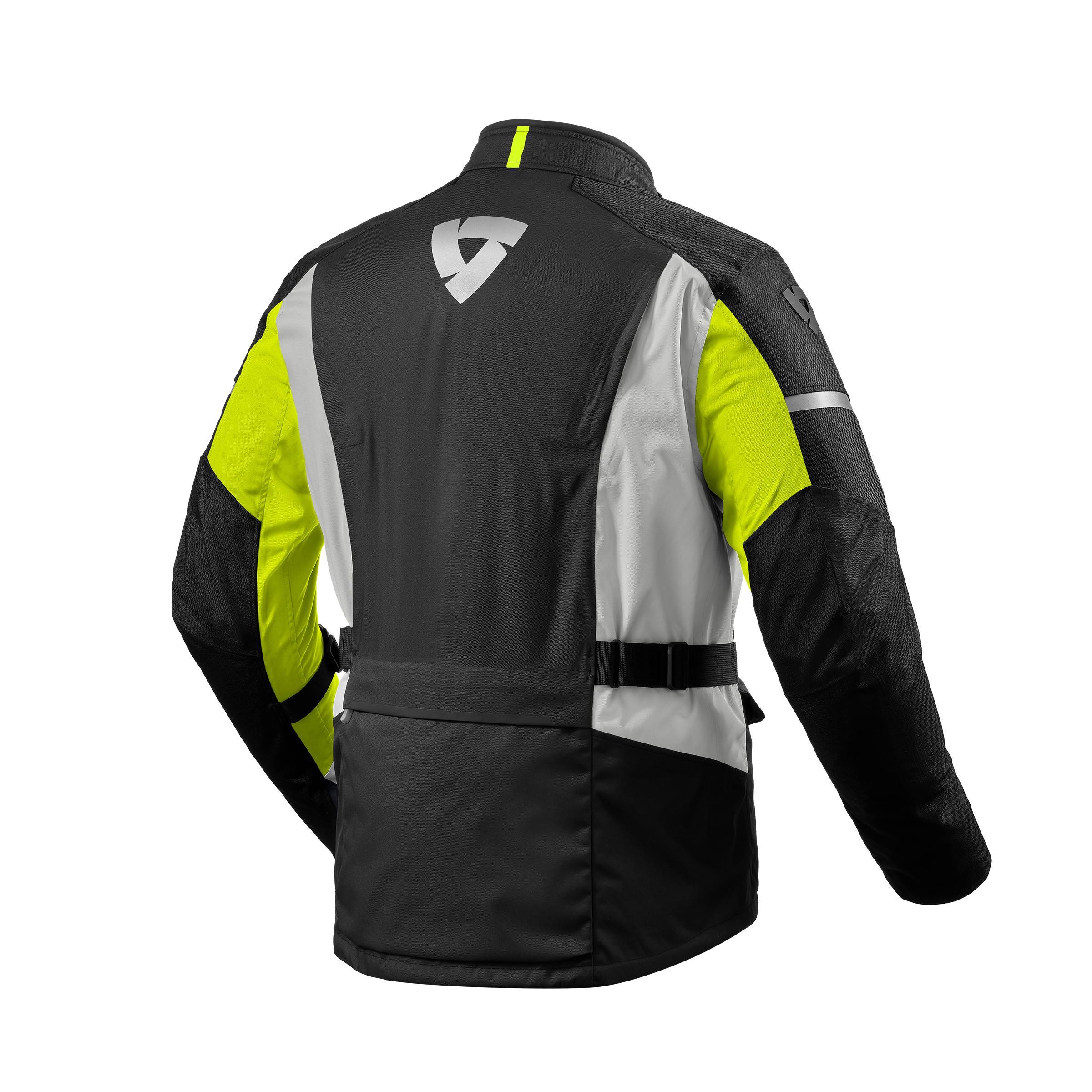 Giacca moto touring Rev'it Horizon 3 H2o nero giallo black yellow jacket