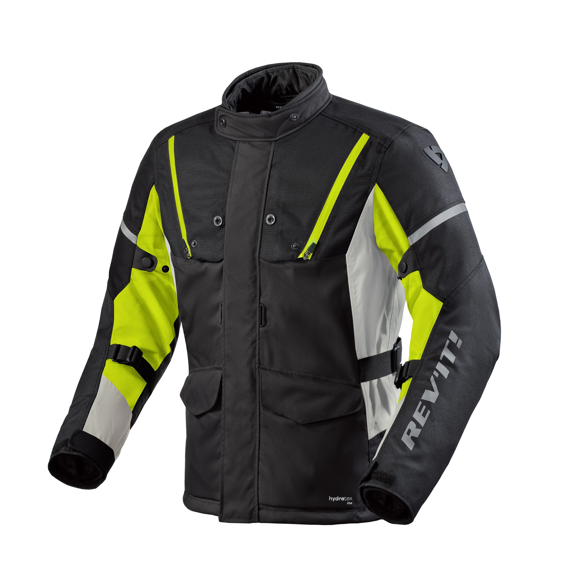 Giacca moto touring Rev'it Horizon 3 H2o giallo yellow jacket laminata sfoderabile 4 stagioni