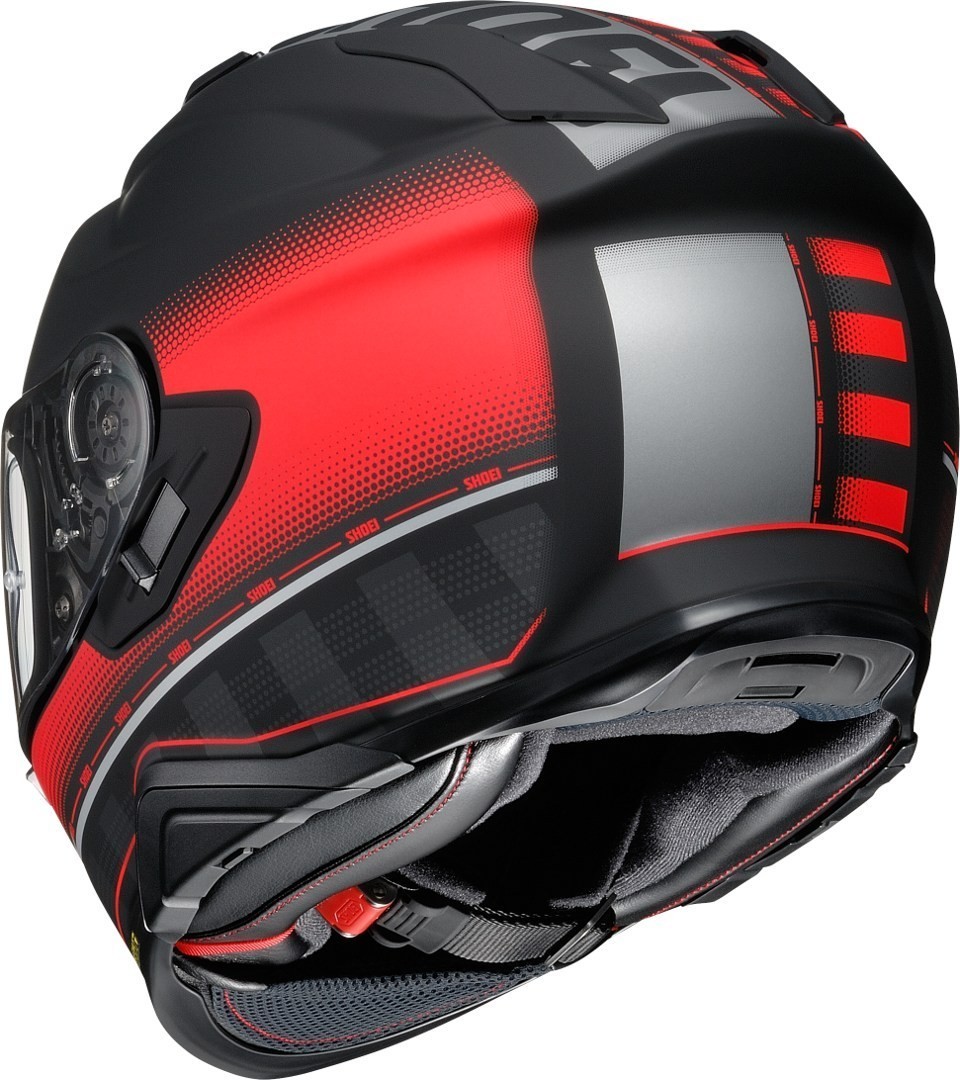 Casco SHOEI GT-AIR 2 Tesseract TC-1 nero rosso black red helmet casque