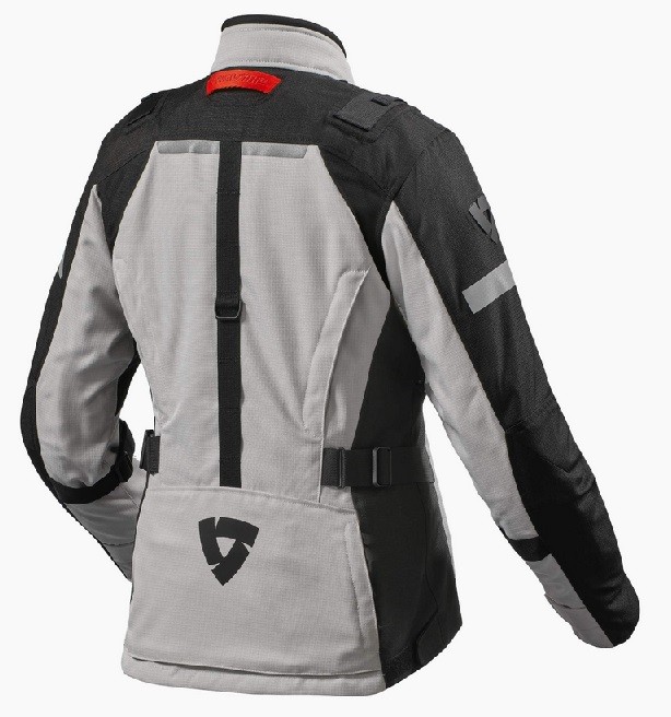 Giacca donna moto touring Rev'it Sand 4 ladies argento nero silver black woman jacket