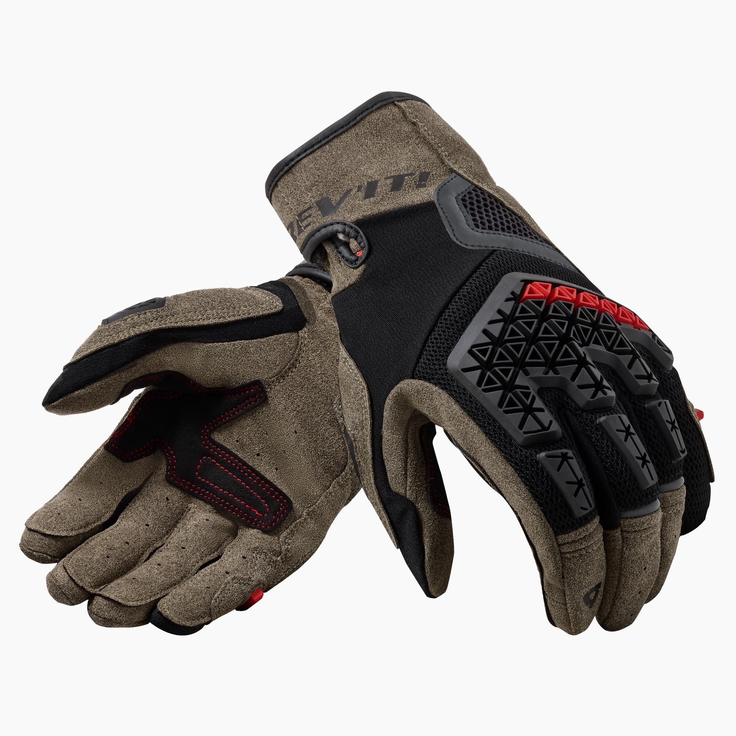 Guanti Revit MANGROVE sabbia nero sand black gloves primavera estate