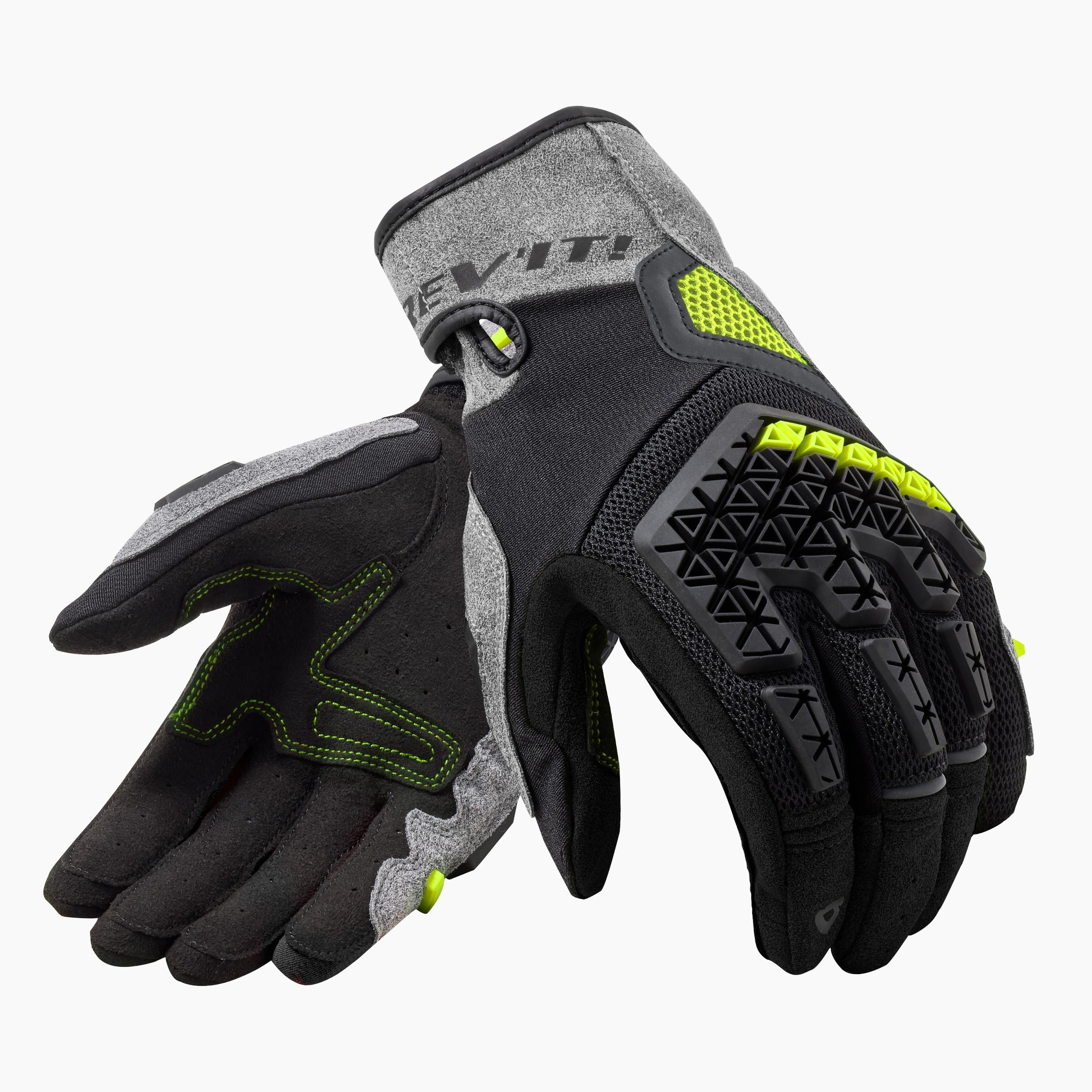 Guanti Revit MANGROVE argento nero silver black gloves