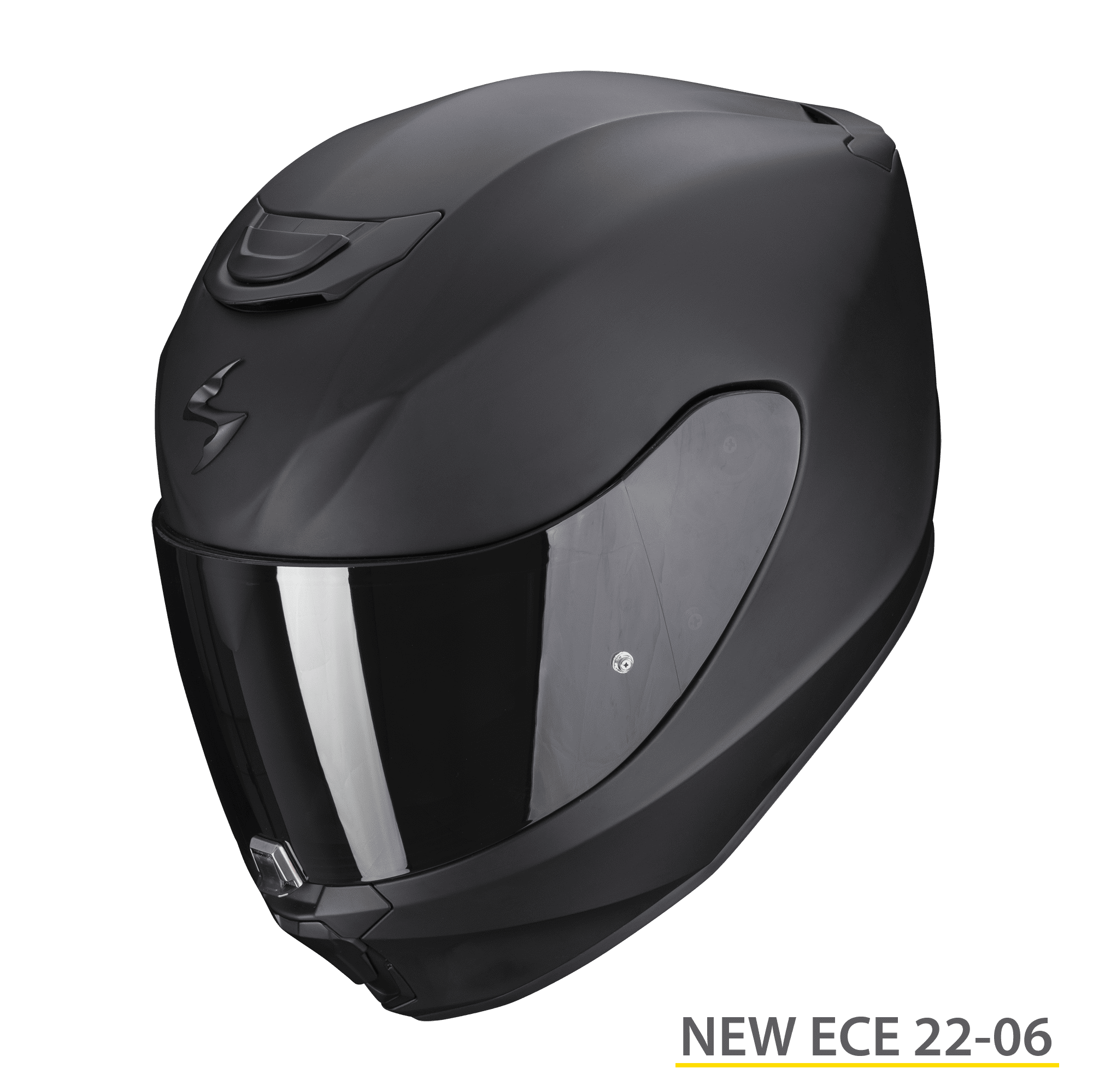 Casco integrale moto Scorpion Exo 391 nero opaco black matt fullface helmet casque