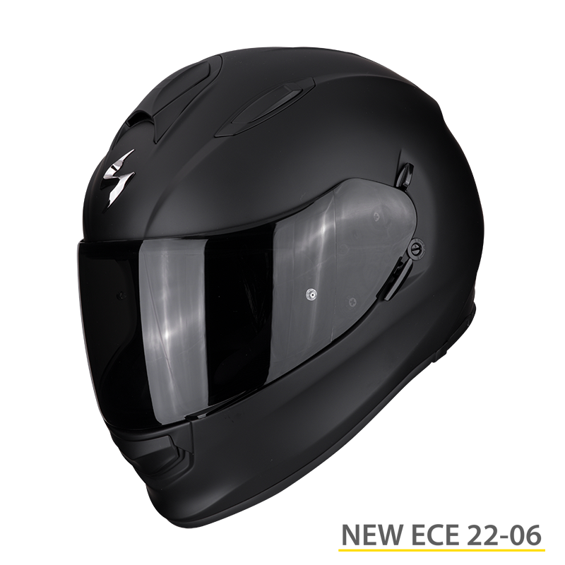 Casco integrale moto Scorpion Exo 491 nero opaco black matt fullface helmet casque