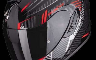 Casco integrale Scorpion exo 1400 EVO Shell Red helmet casque