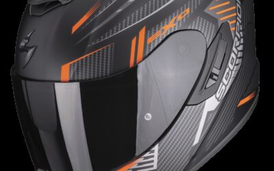Casco integrale Scorpion exo 1400 EVO Shell orange matt helmet casque