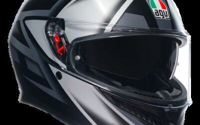 Casco integrale Agv K3 Compound matt black grey helmet E2206