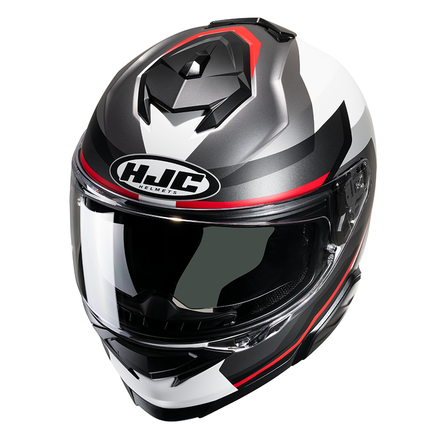 Casco integrale moto Hjc I71 NIOR bianco nero rosso white black red MC1 helmet casque
