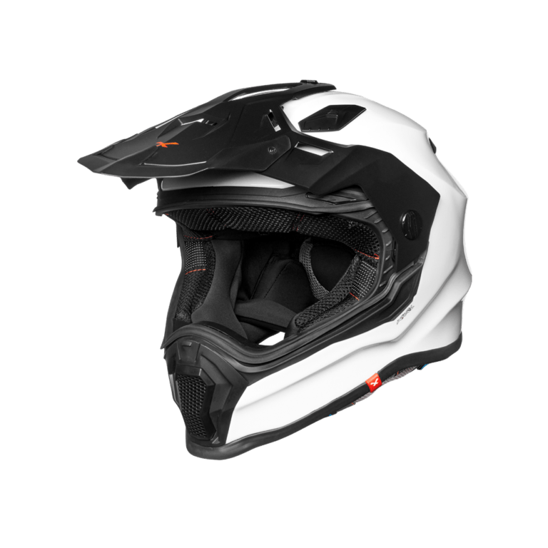 Casco NEXX X.WRL bianco white helmet casque integrale moto on off adventure