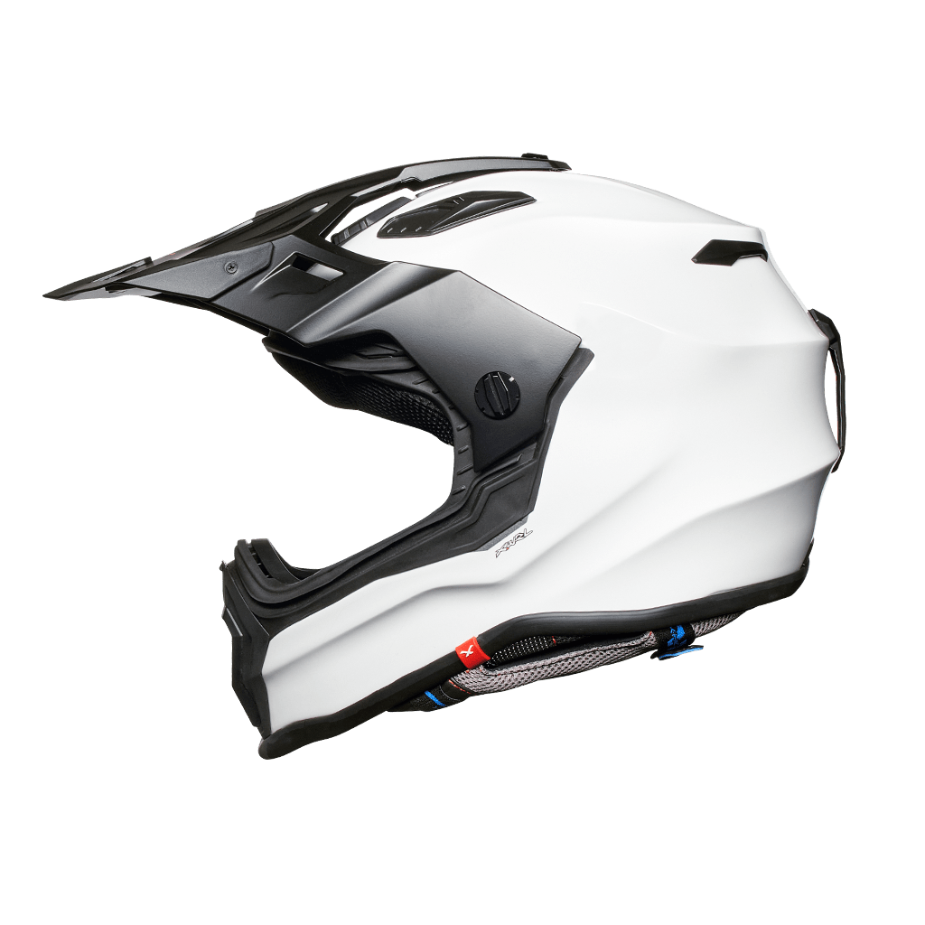 Casco NEXX X.WRL bianco white helmet casque integrale moto on off adventure
