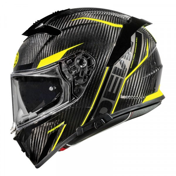 Casco integrale Premier Devil Carbon STY yellow helmet casque