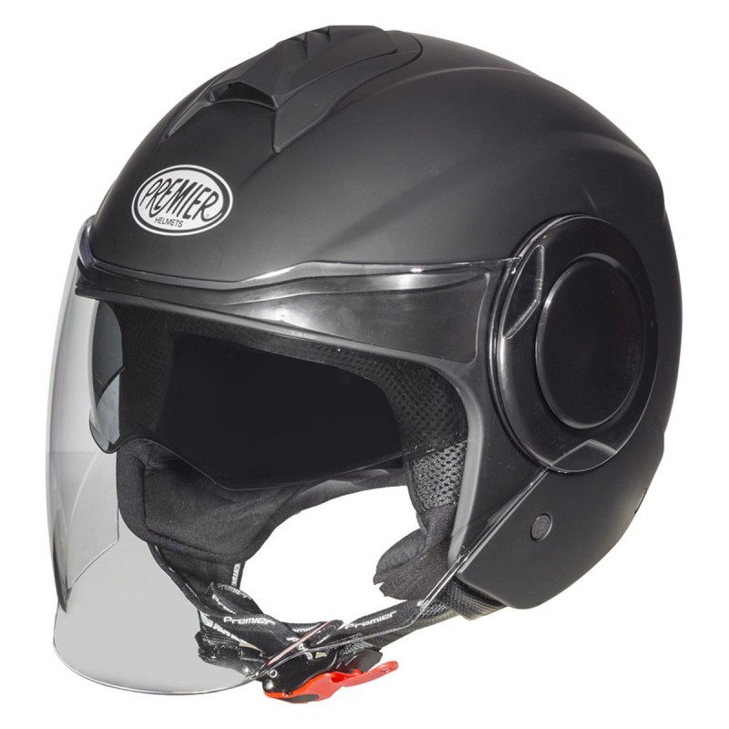 Casco jet PREMIER COOL black matt helmet