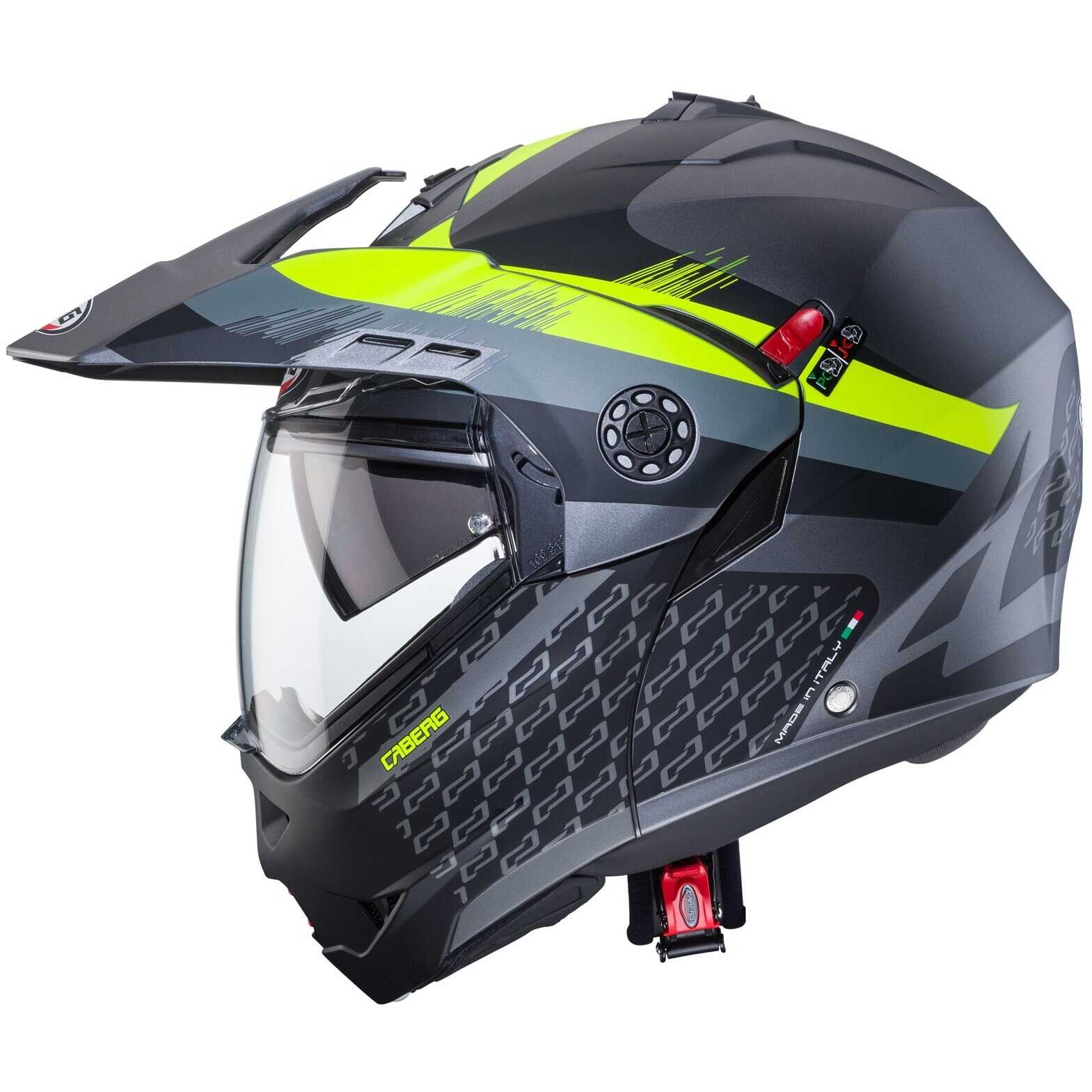 Caberg Tourmax X SARABE giallo yellow apribile enduro touring adventure Helmet casque