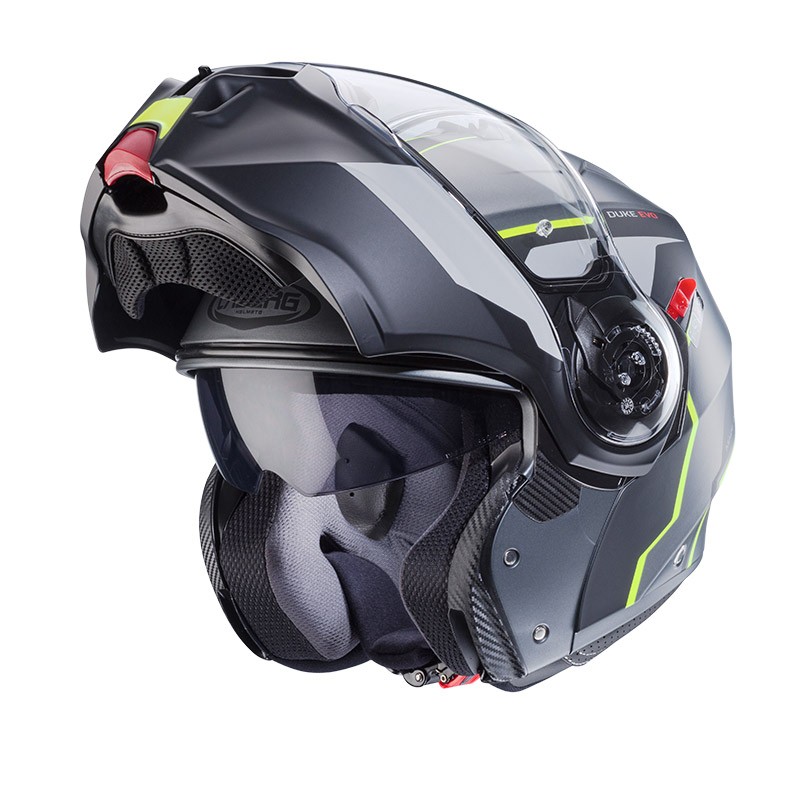 Casco Caberg Duke EVO MOVE giallo yellow flip-up helmet casque