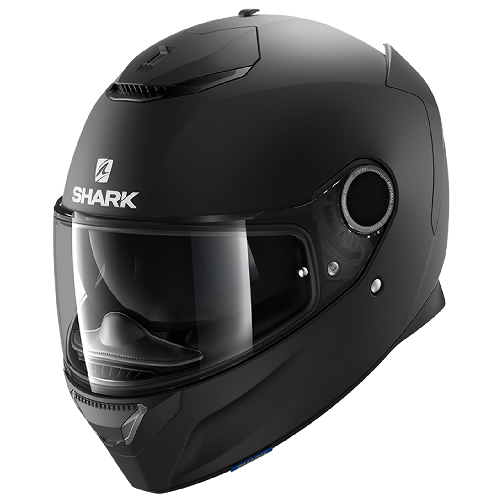 Casco integrale fibra moto Shark Spartan nero opaco black matt helmet casque