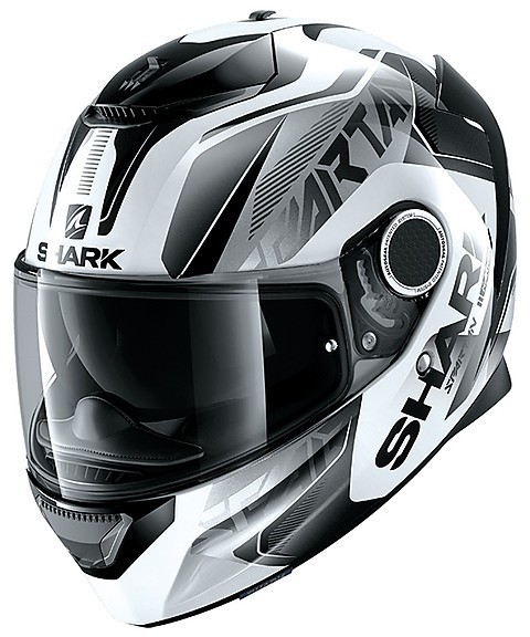Casco integrale Shark Spartan KARKEN white black helmet casque