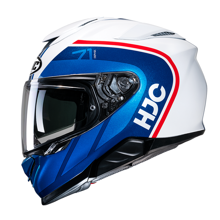 Casco Hjc Rpha 71 MAPOS Mc21 BIANCO ROSSO BLU WHITE RED helmet casque