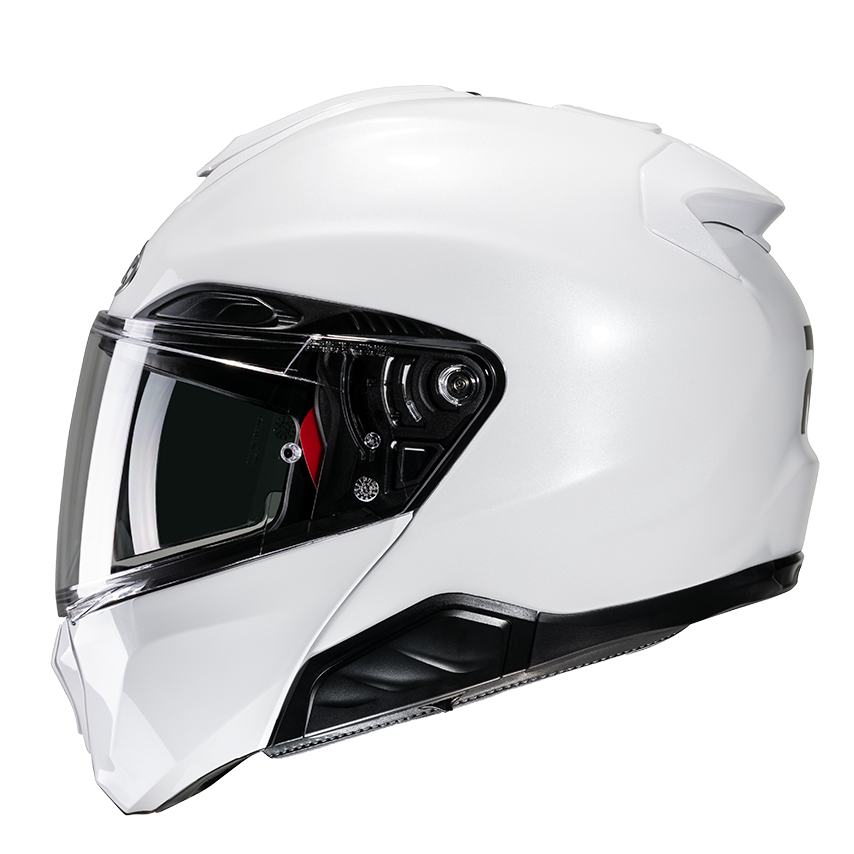 Casco modulare apribile fibra moto Hjc Rpha-91 BIANCO PEARL WHITE flip up fiber Helmet casque