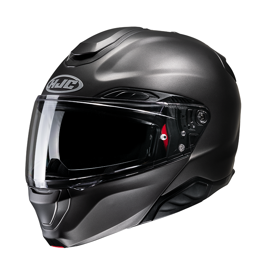 Casco modulare apribile fibra moto Hjc Rpha-91 SEMI FLAT TITANIUM flip up fiber Helmet casque