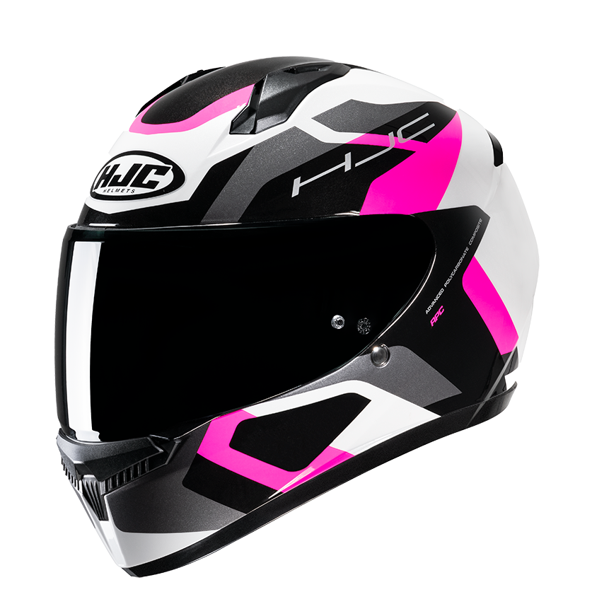 Casco integrale moto Hjc C10 TINS MC8 FUCSIA helmet casque