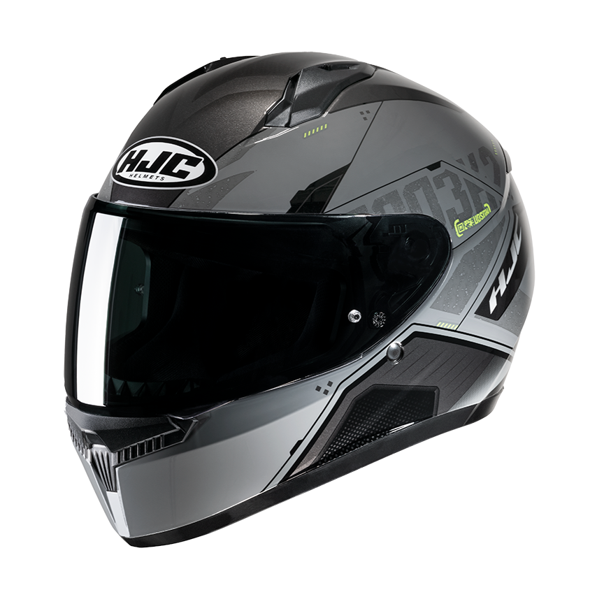 Casco integrale moto Hjc C10 INKA MC3H helmet casque