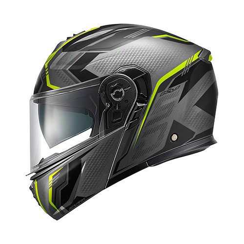 Casco modulare Kappa KV50 ESCALADE yellow flip up helmet casque