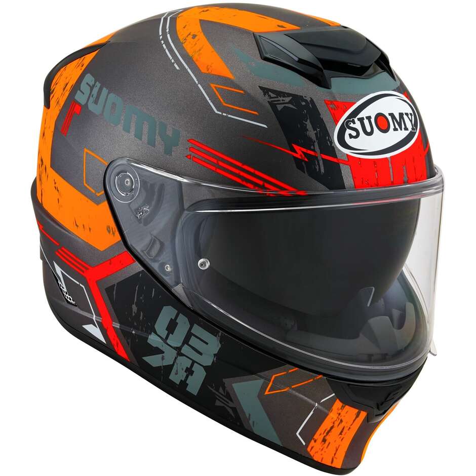 Casco integrale moto Suomy Stellar VIGOR MATT ANTRACITE helmet casque