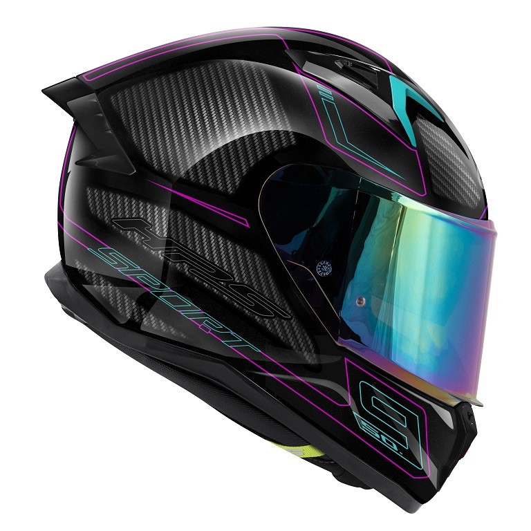 Casco integrale Givi 50.9 ENIGMA BLACK fucsia helmet casque