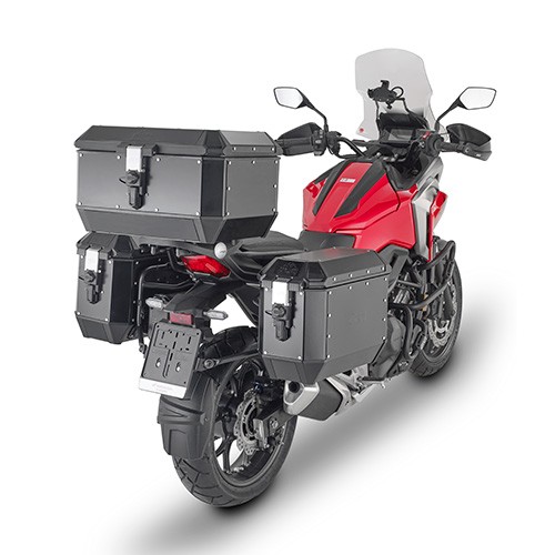 Bauletto Valigia Givi ALA56B TREKKER ALASKA 56 lt Alluminio nero monokey Top Case