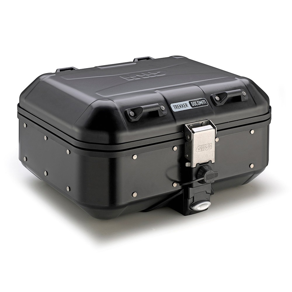 Bauletto Valigia laterale Monokey Givi DLM30B Trekker Dolomiti alluminio nero top side case 30 liters