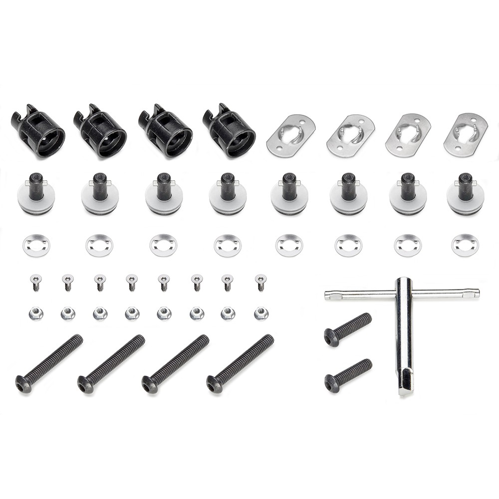 GIVI 12RKIT Kit RAPID RELEASE che permette di trasformare il portavaligie laterale in un telaio a rimozione rapida