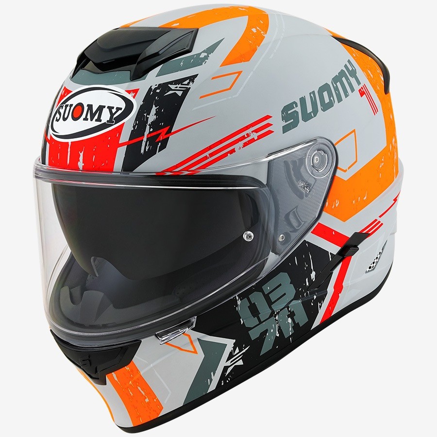 Casco integrale Suomy Stellar VIGOR MATT PURPLE GREY helmet casque