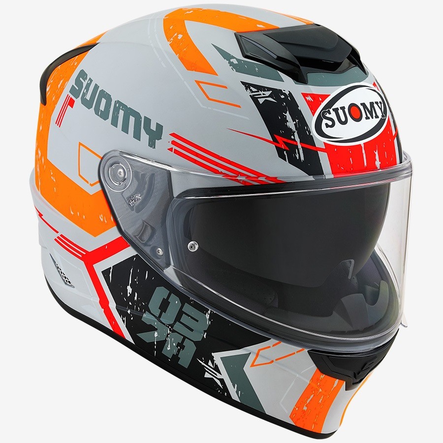 Casco integrale moto Suomy Stellar VIGOR MATT PURPLE GREY helmet casque