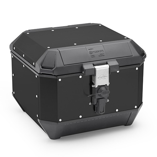 Bauletto Valigia moto KAPPA KMS44B K-MISSION Alluminio nero black 44 litri monokey Top Case