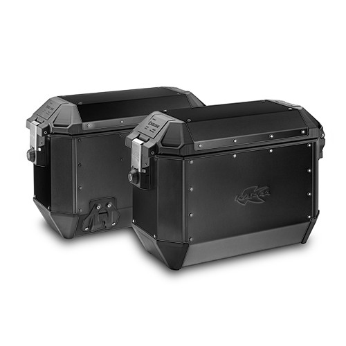 Valigie laterali KAPPA KMS36BPACK2 K-MISSION Alluminio black Side Cases