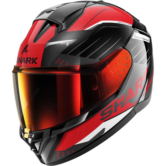 Casco integrale Shark RIDILL 2 BERSEK BLACK RED helmet casque
