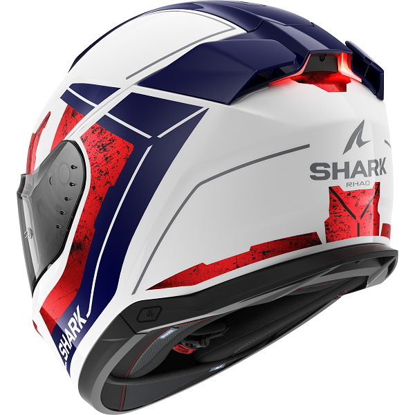 Casco integrale Shark SKWAL I3 RHAD BIANCO ROSSO BLU WHITE RED helmet casque