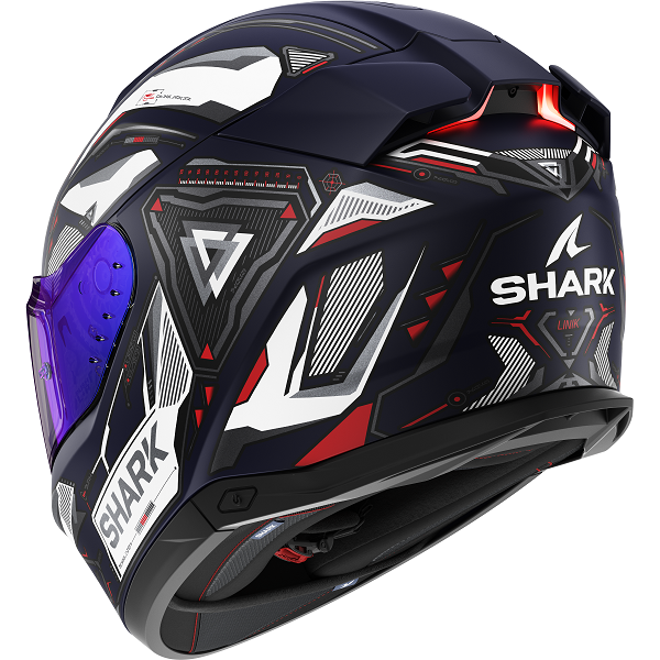 Casco integrale Shark SKWAL I3 LINIK BLU MATT helmet casque