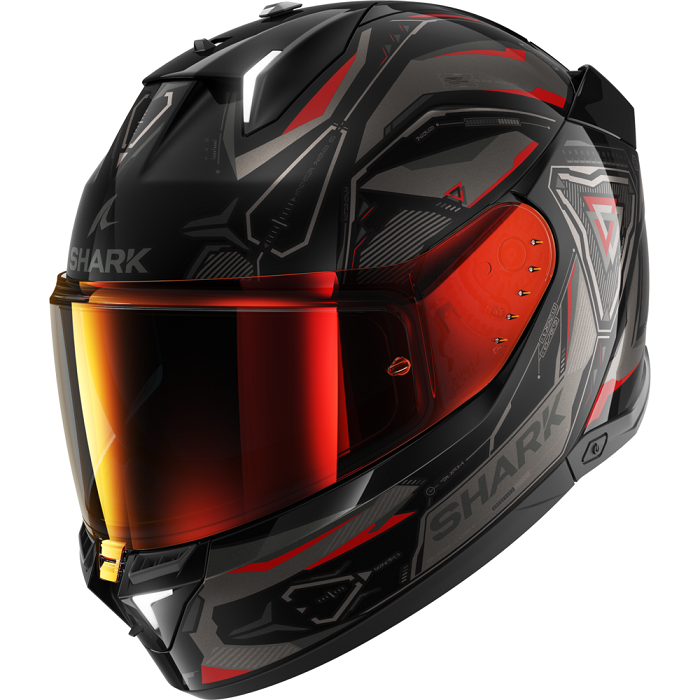 Casco integrale Shark SKWAL I3 LINIK ROSSO RED helmet casque