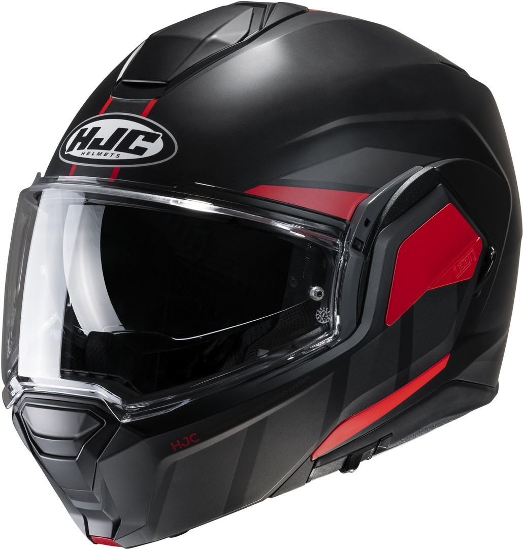 Casco modulare reversibile Hjc I100 BEIS MC1SF flip back reverse helmet casque