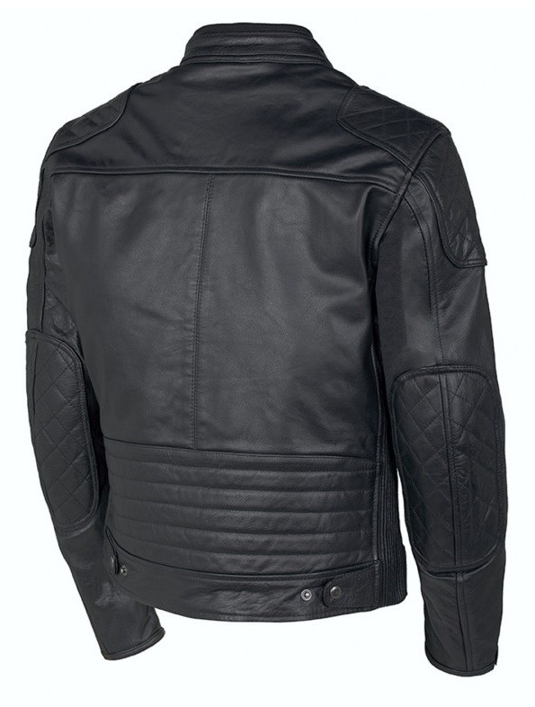 Giacca pelle moto Oj Ace man nero black leather jacket
