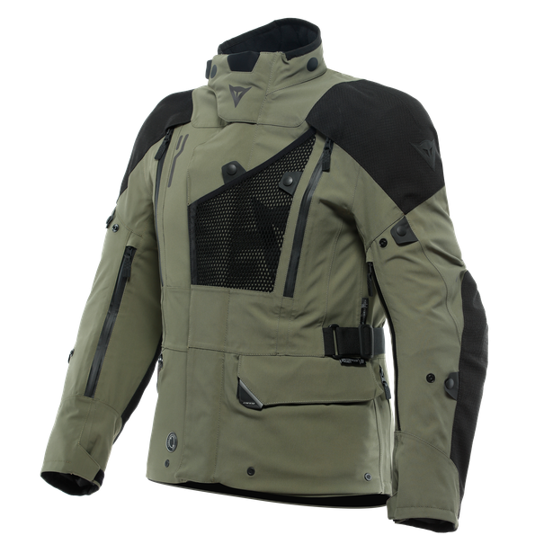 Giacca Dainese Hekla ABSOLUTESHELL PRO 20K verde militare Army green Black jacket