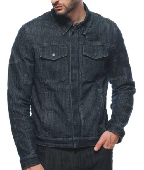 GIACCA moto tecnica Dainese DENIM TEX blu JACKET