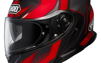 Casco modulare Shoei Neotec 3 GRASP TC1 black red helmet casque