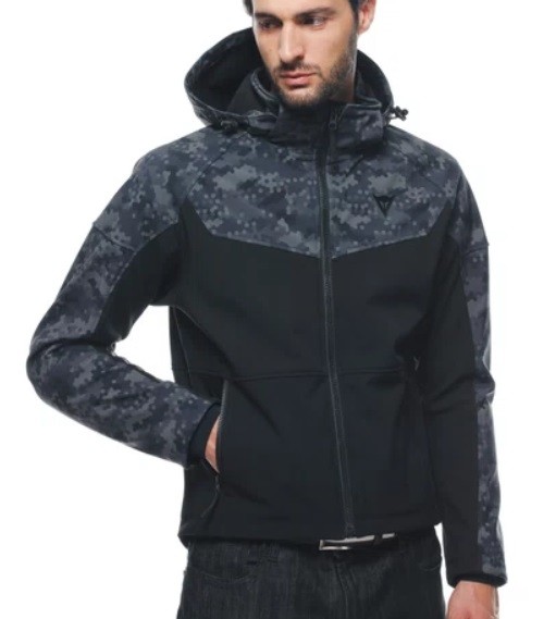 Giacca moto Dainese Ignite Tex black camo-gray jacket