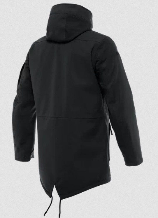 Giacca lunga parka Dainese DUOMO ABSØLUTESHELL PRO black city urban jacket