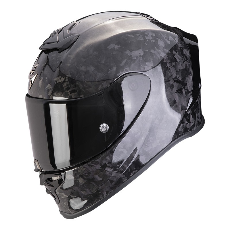 Casco integrale moto fibra carbonio Scorpion Exo R1 EVO Carbon air Onyx helmet casque