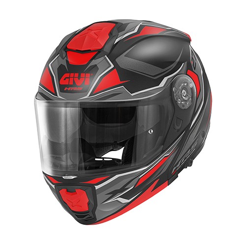 Casco modulare Givi HX27 Sector Black Matt Red helmet casque