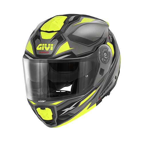 Casco modulare Givi HX27 Sector Grey Black Yellow Matt helmet casque